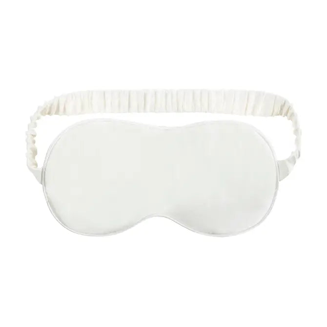 PURE SOL. Mulberry Silk Sleep Mask, Navy
