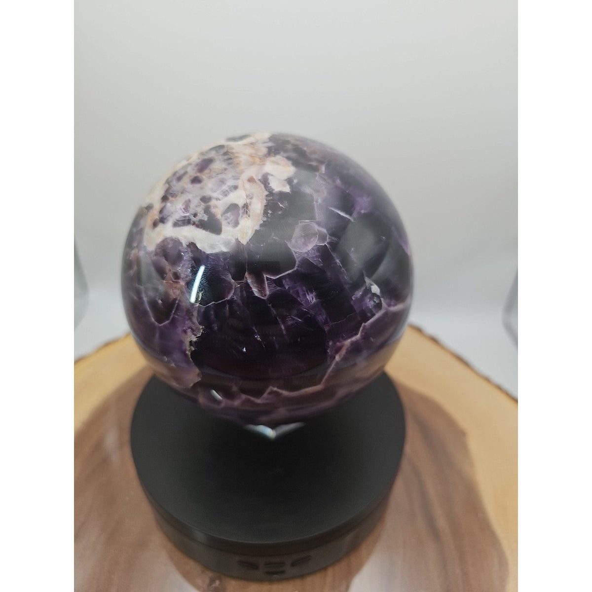 Dream Amethyst Crystal Sphere, 5.6 lb