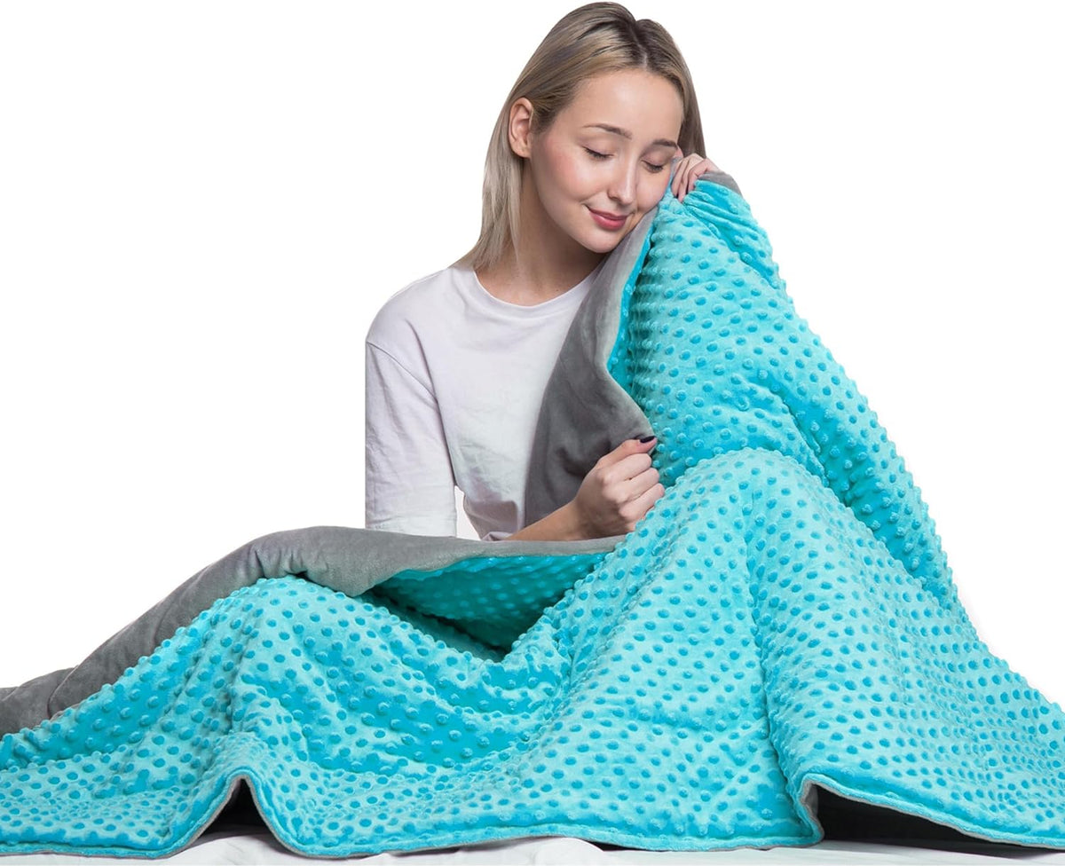 Hazli 10 lb weighted blanket, 48 by 72 inch