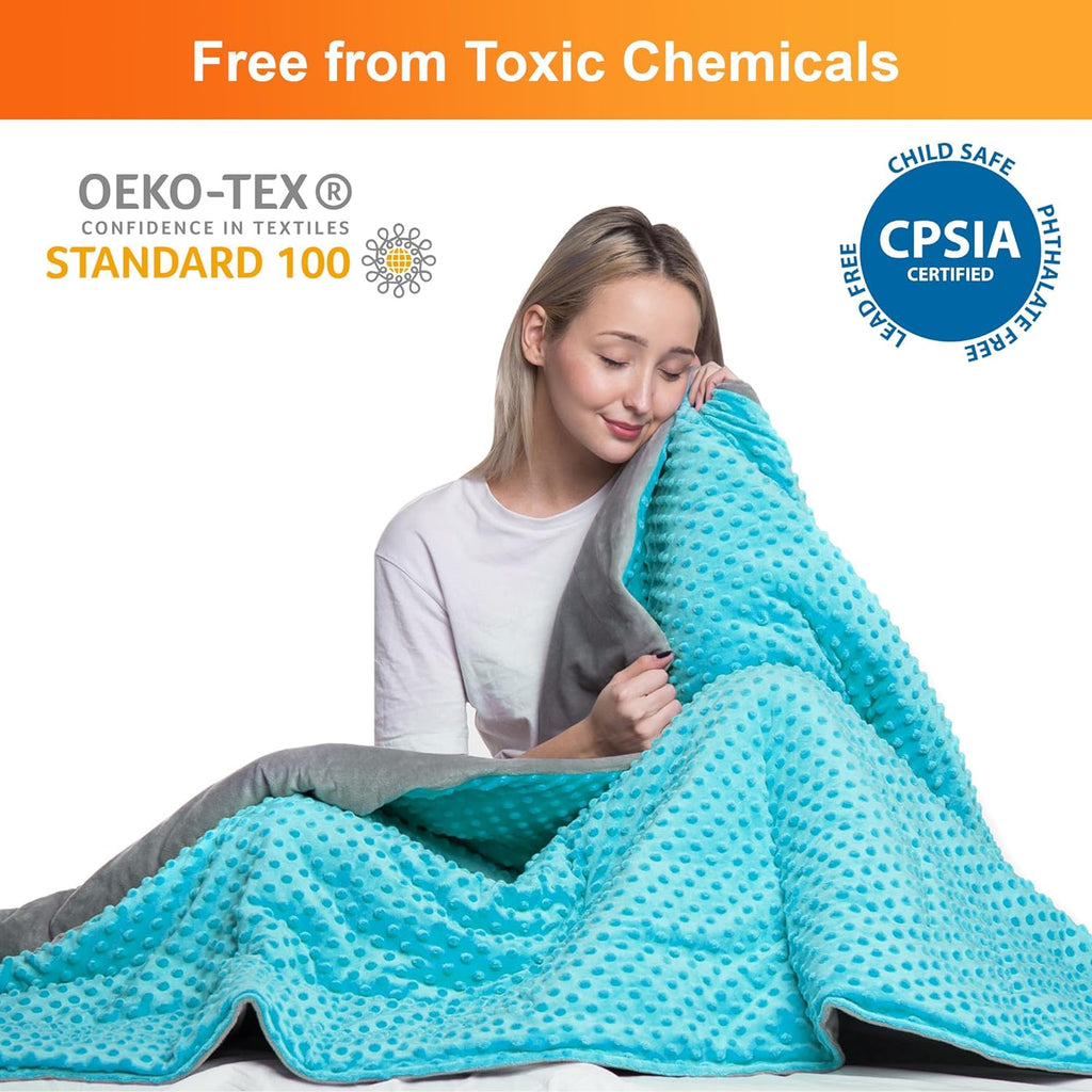Hazli 10 lb Weighted Blanket, 48 x 72