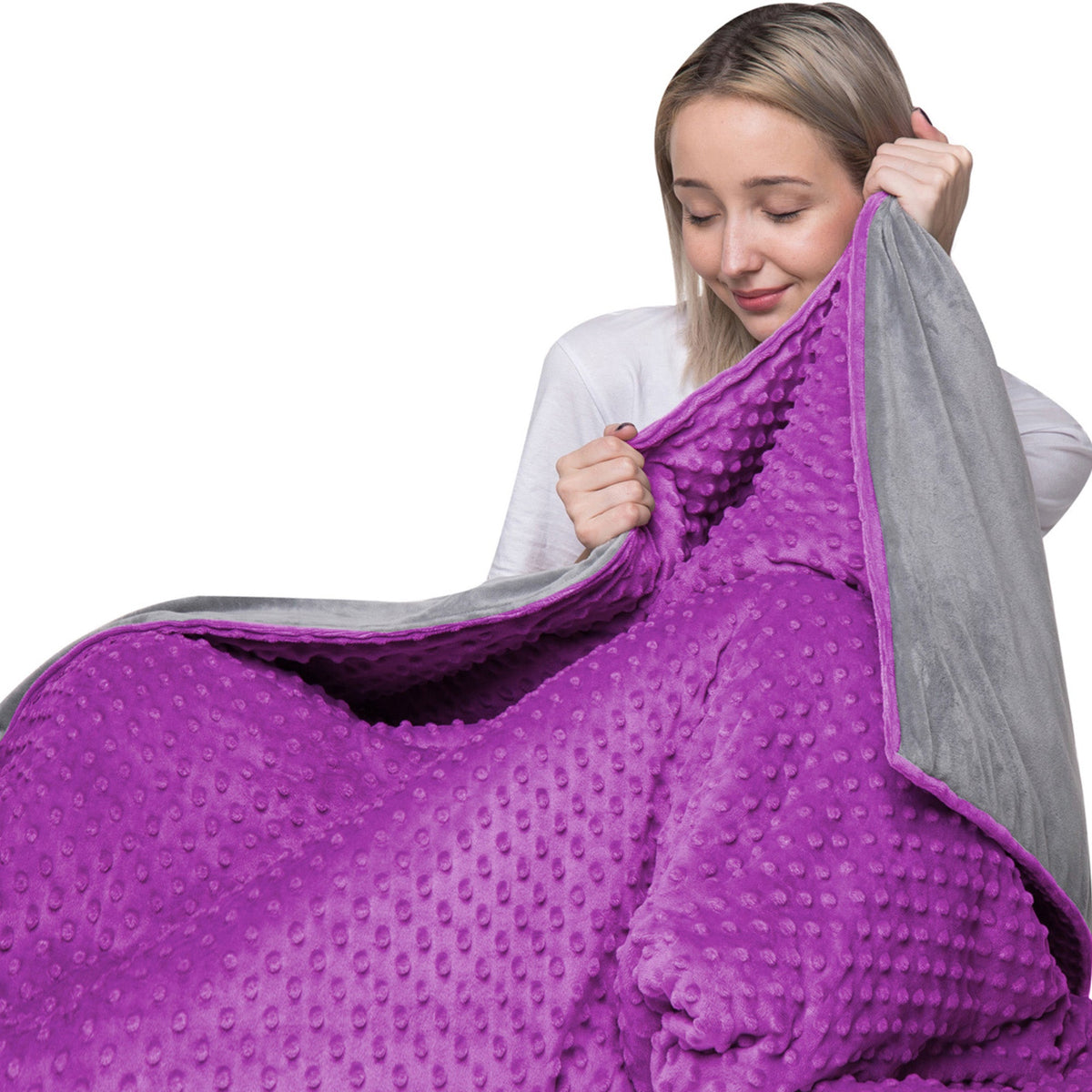 Hazli 10 lb Weighted Blanket, 48 x 72
