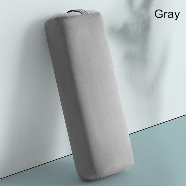 Rectangular Yoga Bolster – Washable Eco-Suede Cover