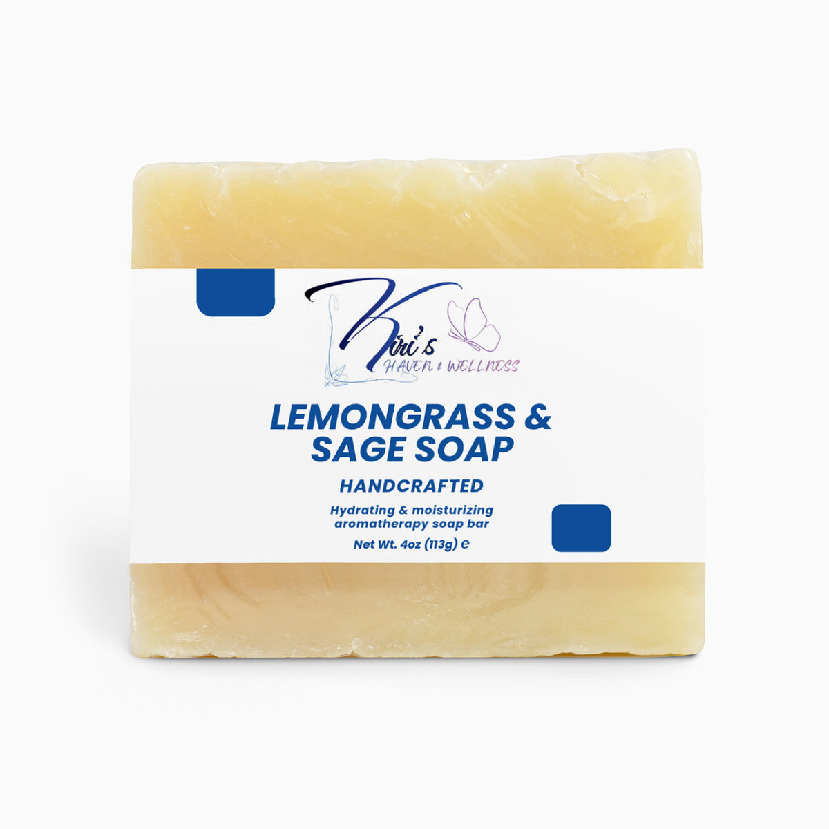 Lemongrass & Sage Soap bar by Kiri's Haven