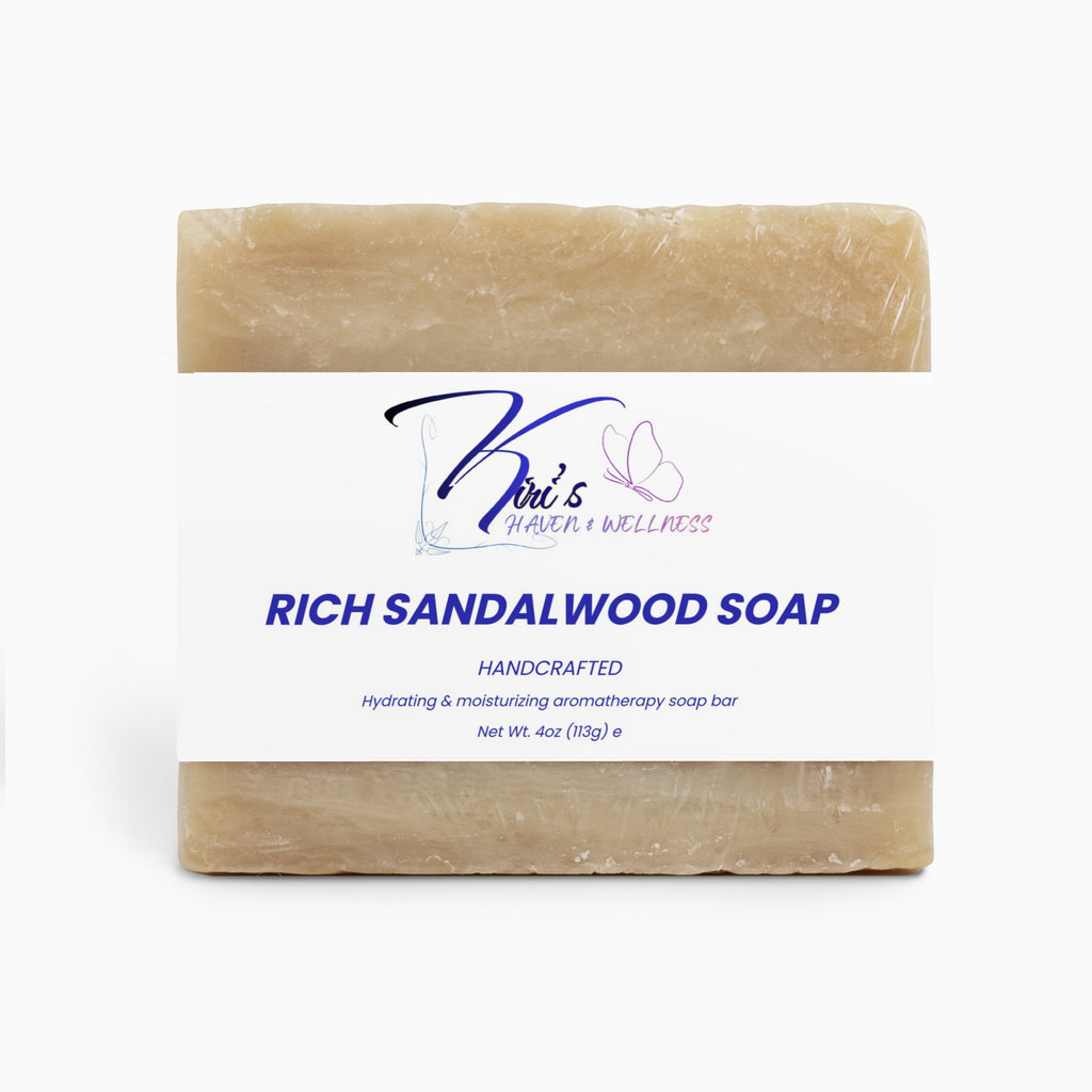 Rich Sandalwood Soap bar by Kiri's Haven