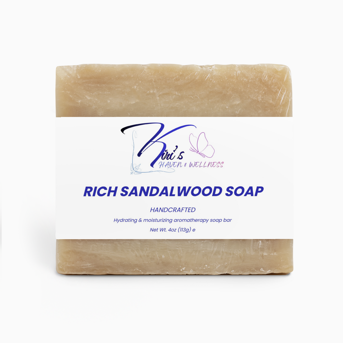 Rich Sandalwood Soap bar by Kiri's Haven