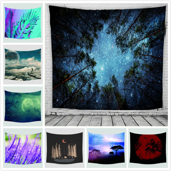 Large bohemian wall tapestry