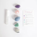 Chakra & Intention Crystal Kits with Selenite Wand