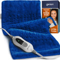 Extra large heating pad in space blue