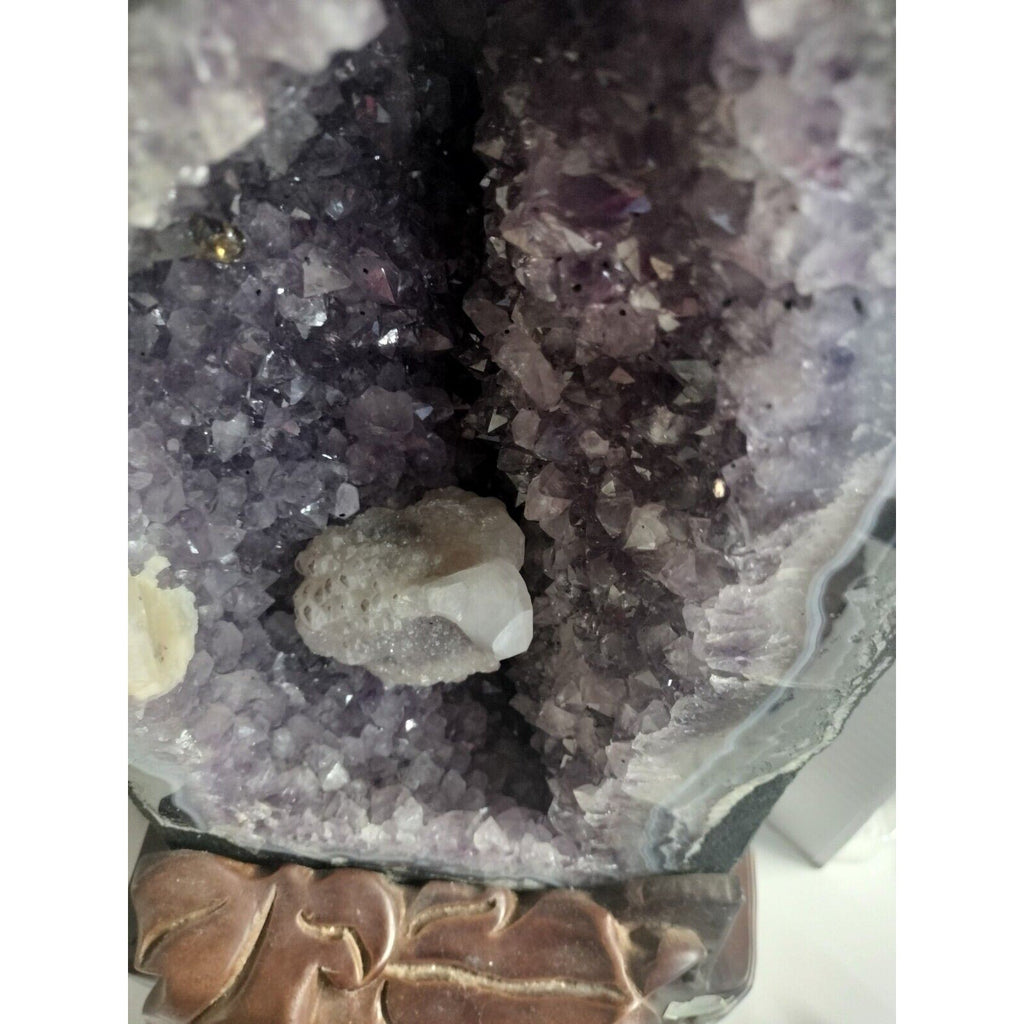Large Amethyst Geode Cluster, 31 lb Statement Piece