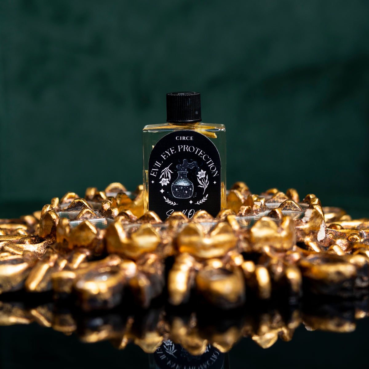 Evil Eye Protection ritual oil bottle, view 2