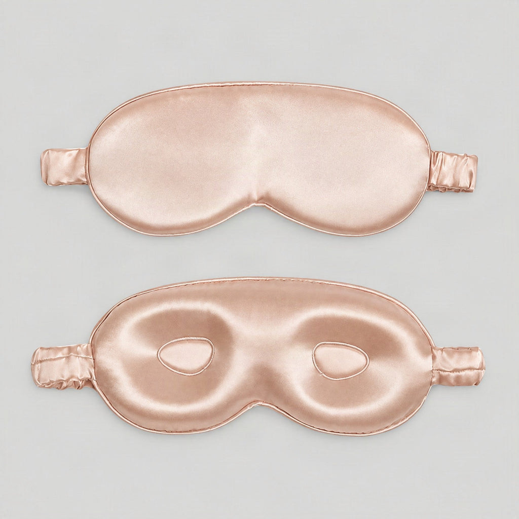 SuuSilk 3D Embroidered Mulberry Silk Sleep Mask, 19 Momme