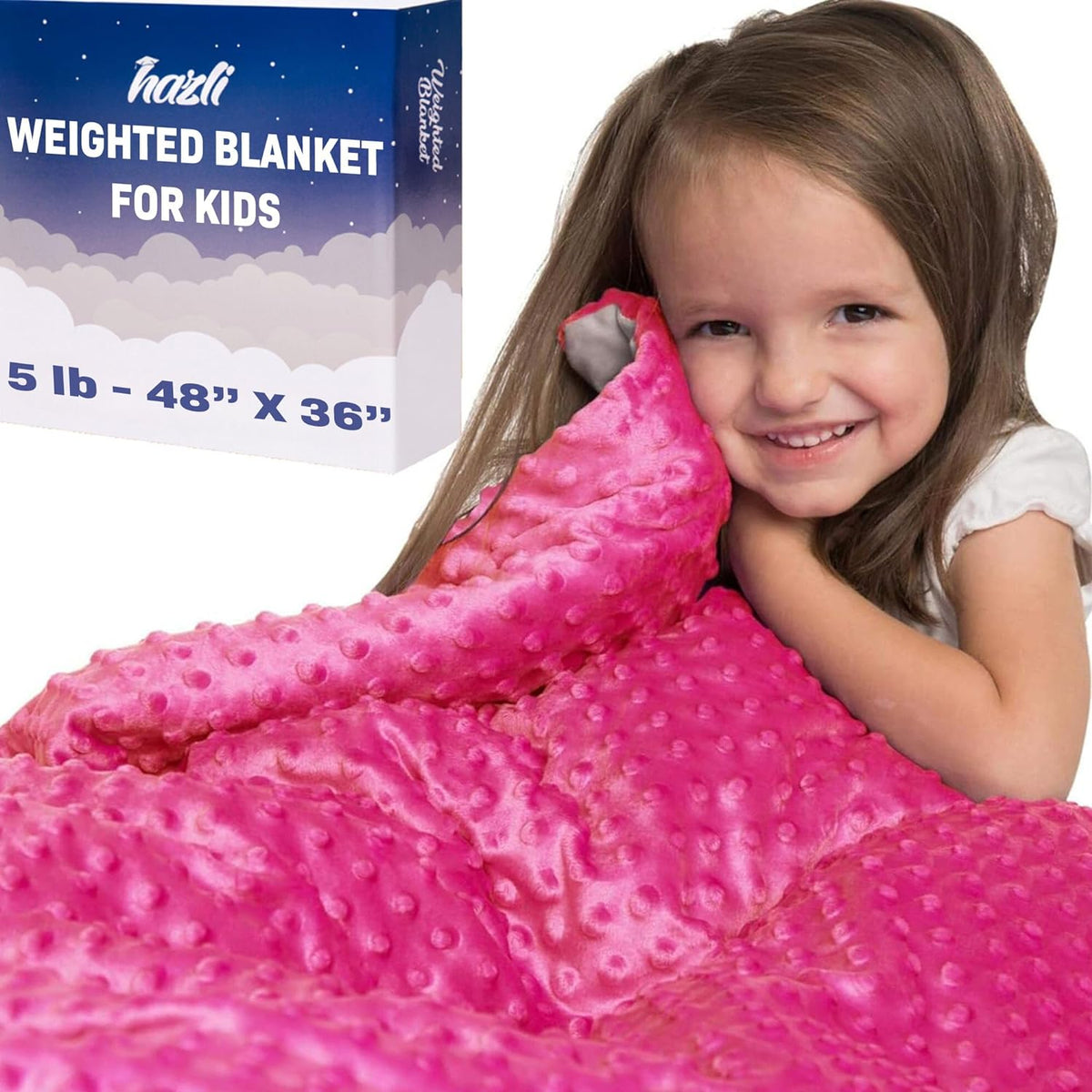 Hazli 10 lb Weighted Blanket, 48 x 72