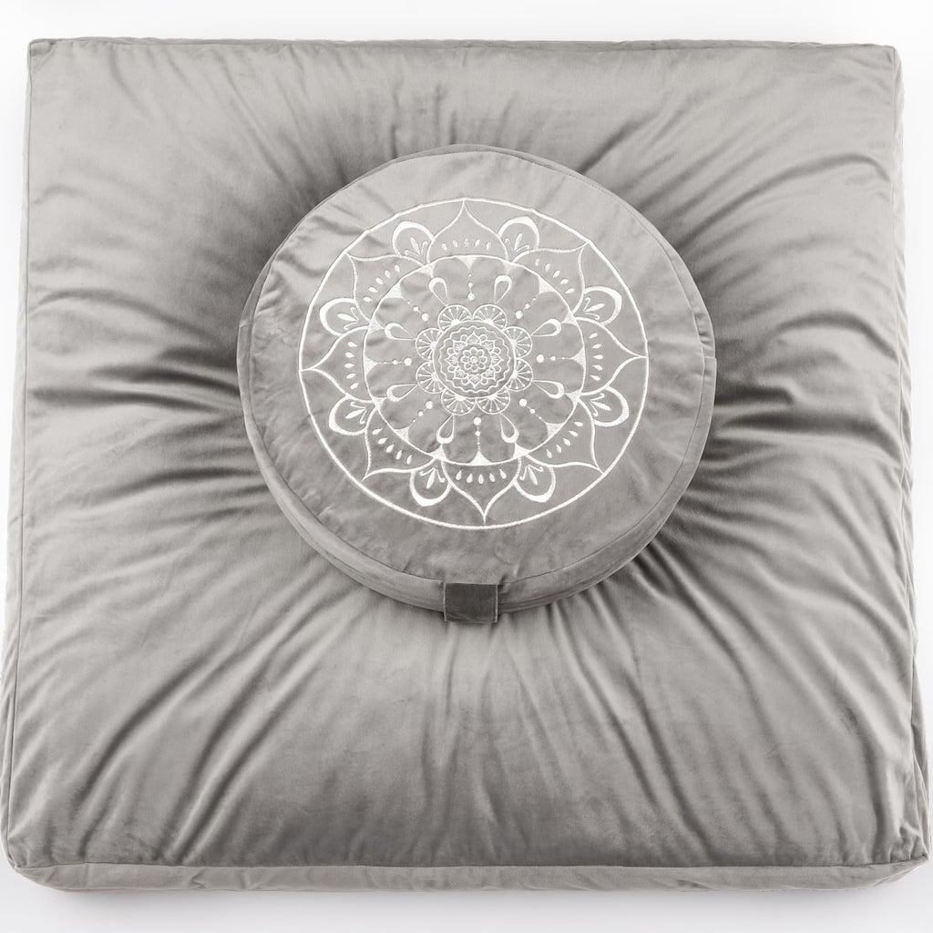 Zafu Meditation Cushion – Buckwheat or Cotton Fill