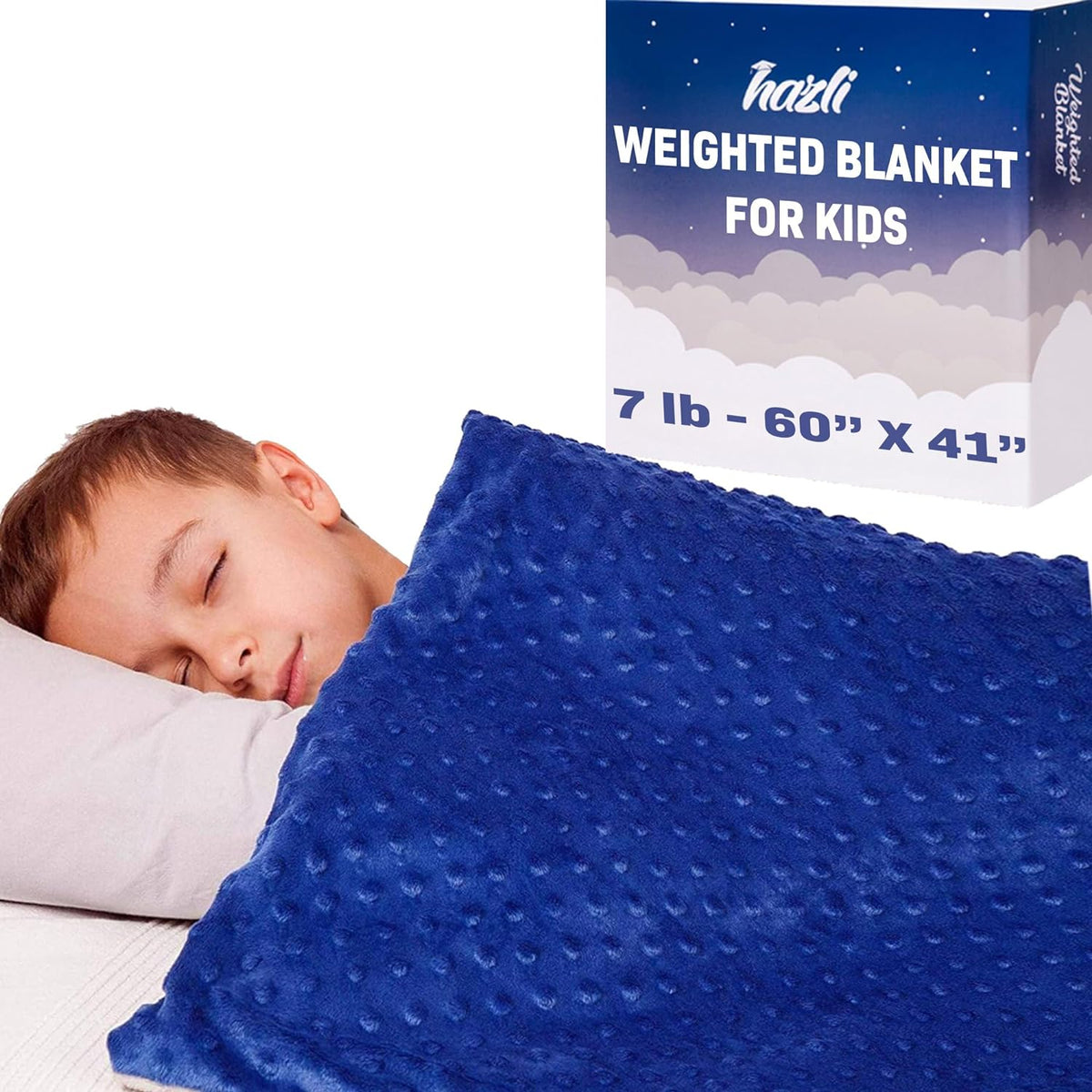 Hazli 10 lb Weighted Blanket, 48 x 72