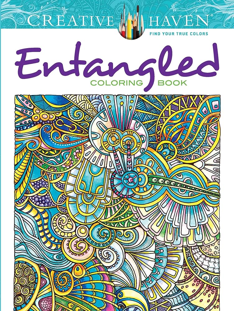 Creative Haven Entangled adult coloring book