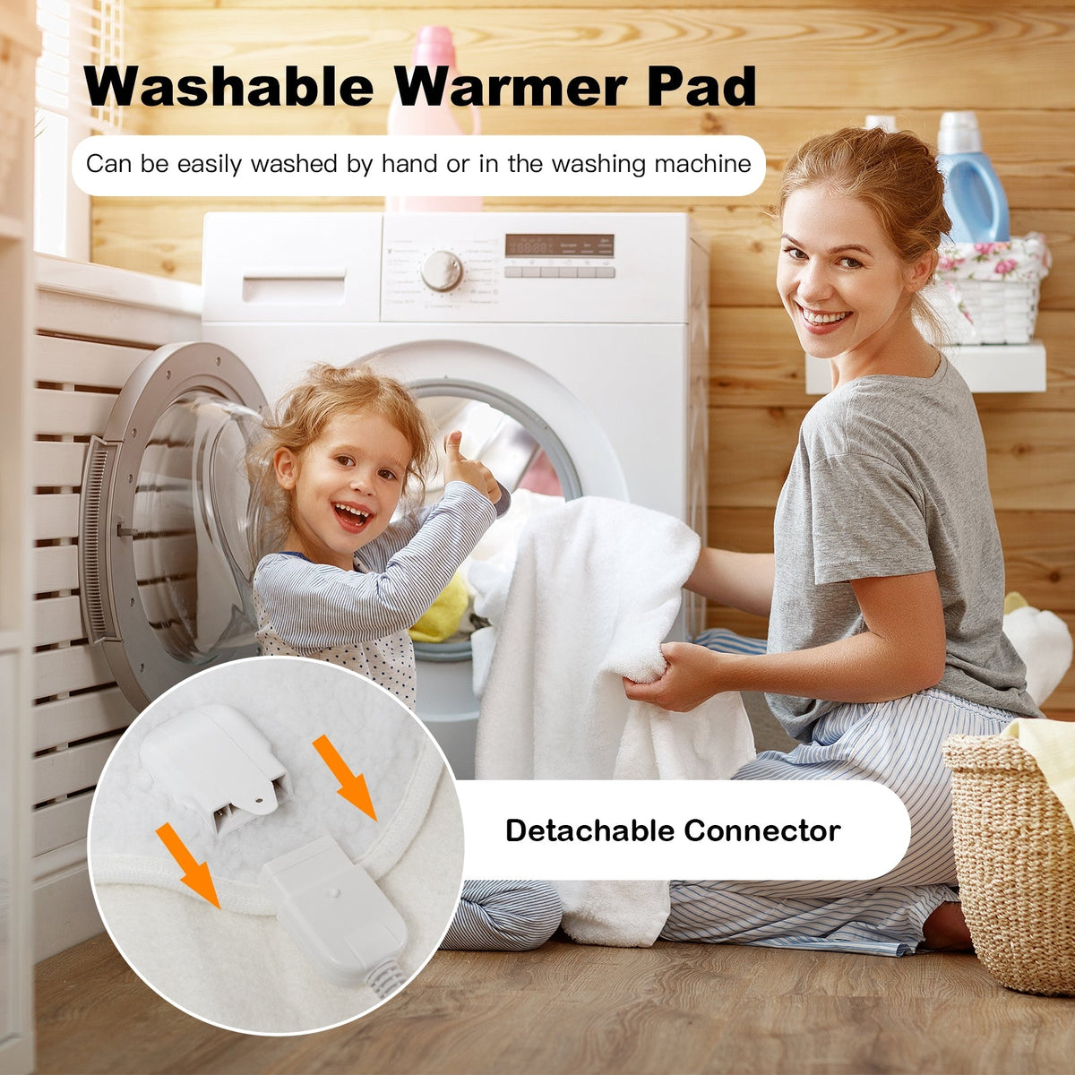 Massage Table Warmer Pad, 71 x 31 in, 5 Heat Settings