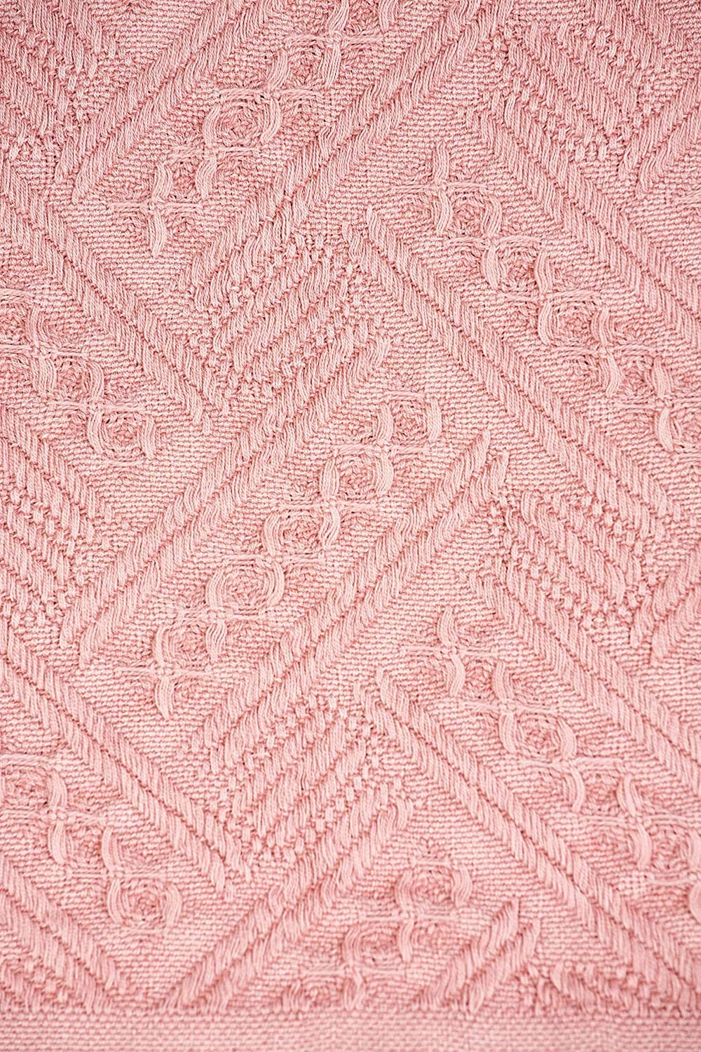 Kasentex Stone-Washed Cotton Knit Throw Blanket