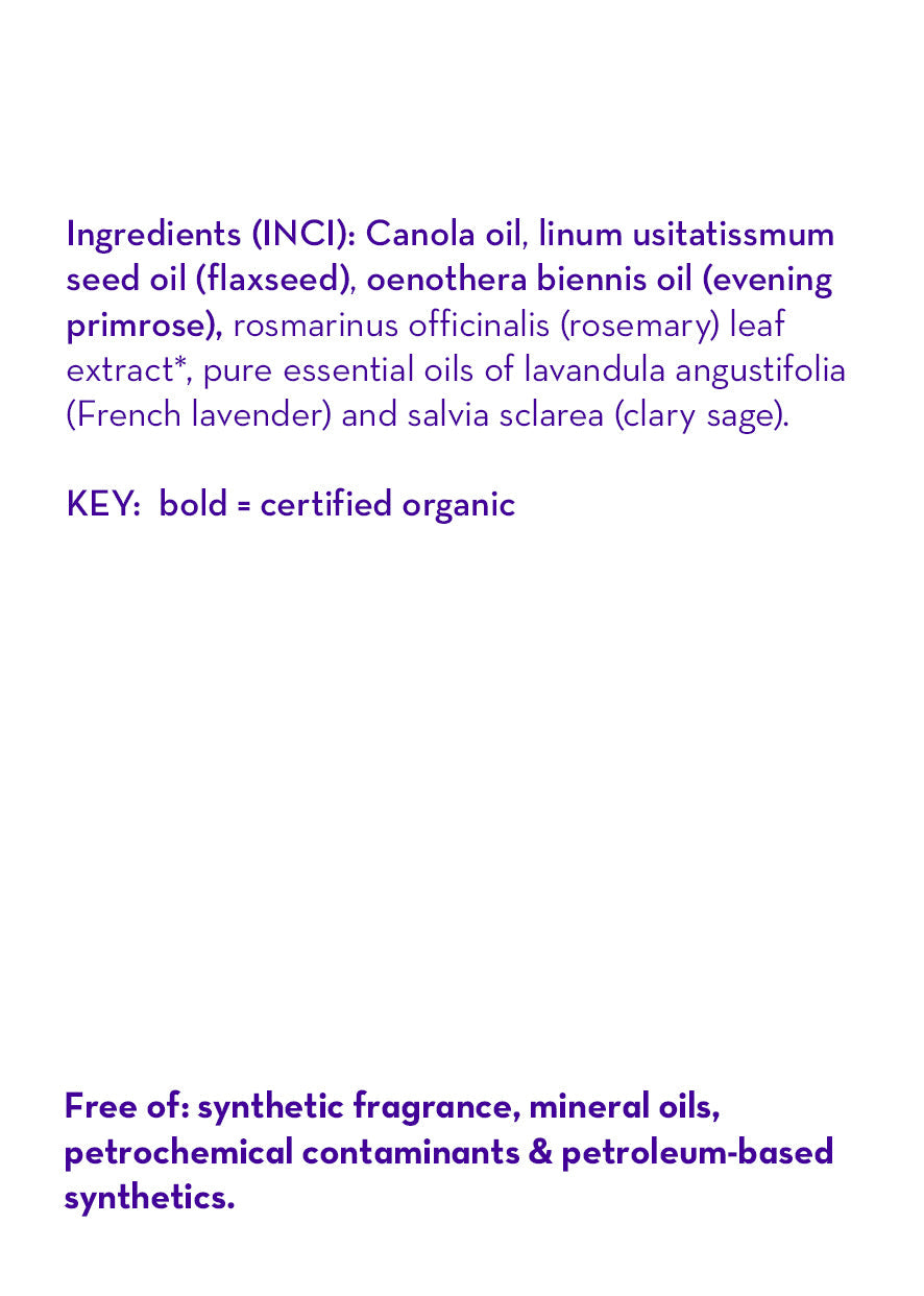 California Baby Calming Massage Oil, Lavender & Clary Sage, 4.5 oz