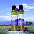 Colorado Aromatics botanical body and massage oil bottle
