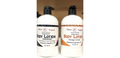 Oshun Organics plant-based body lotion pump bottle