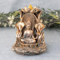 Bronze Buddha backflow incense burner