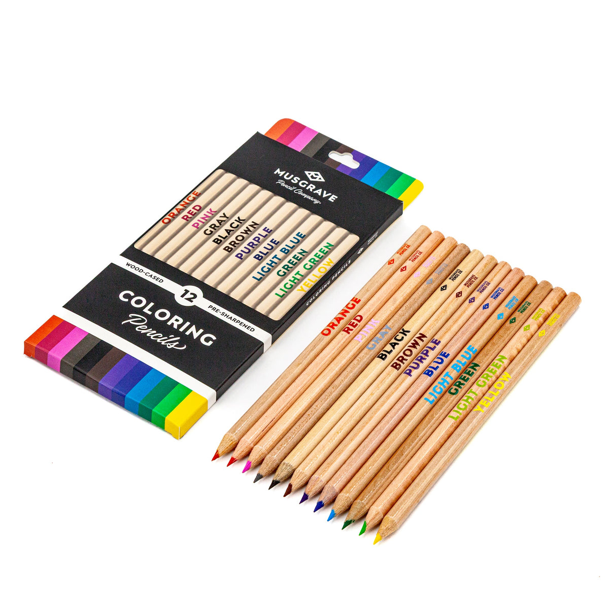 Musgrave colored pencils, 12 count
