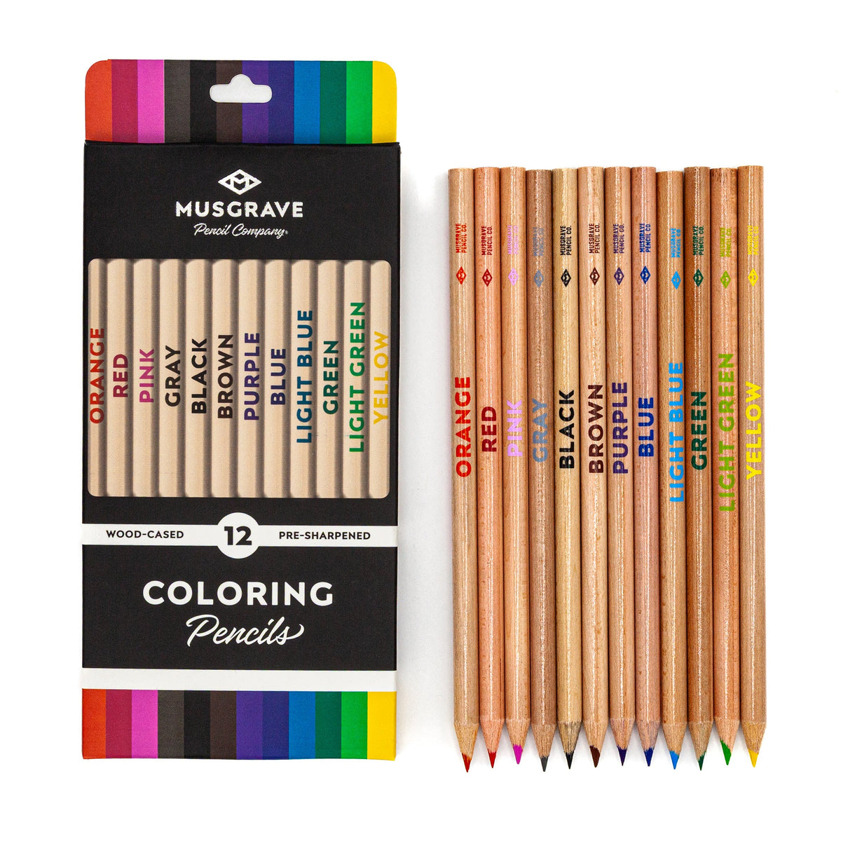 Musgrave Colored Pencils, 12 Count