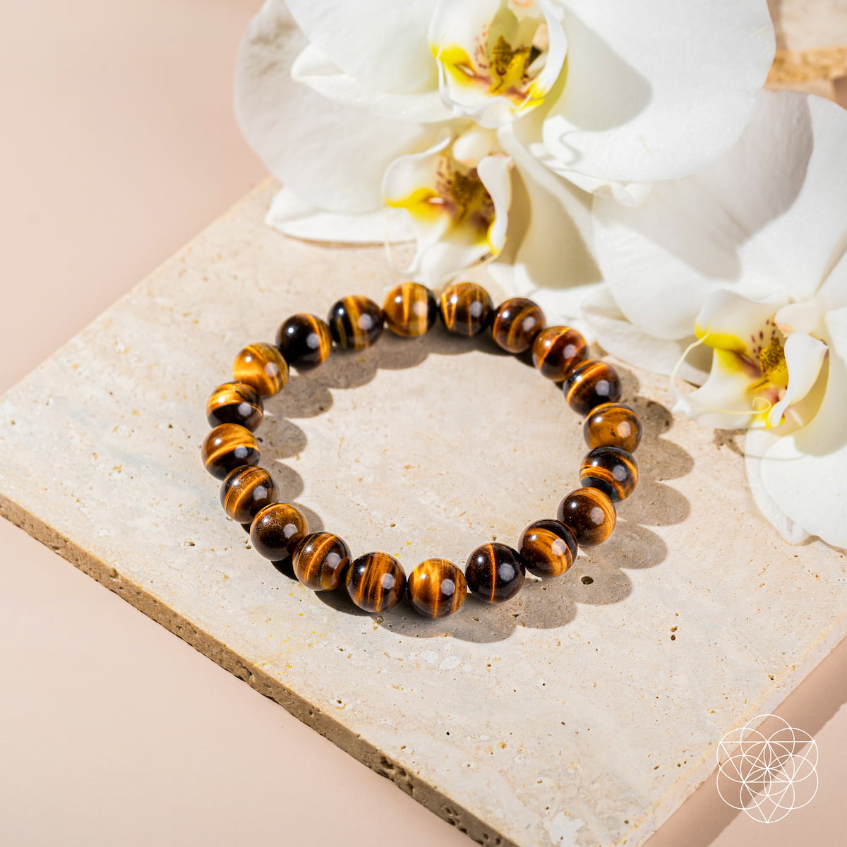 High-grade golden tiger's eye bead bracelet, view 6