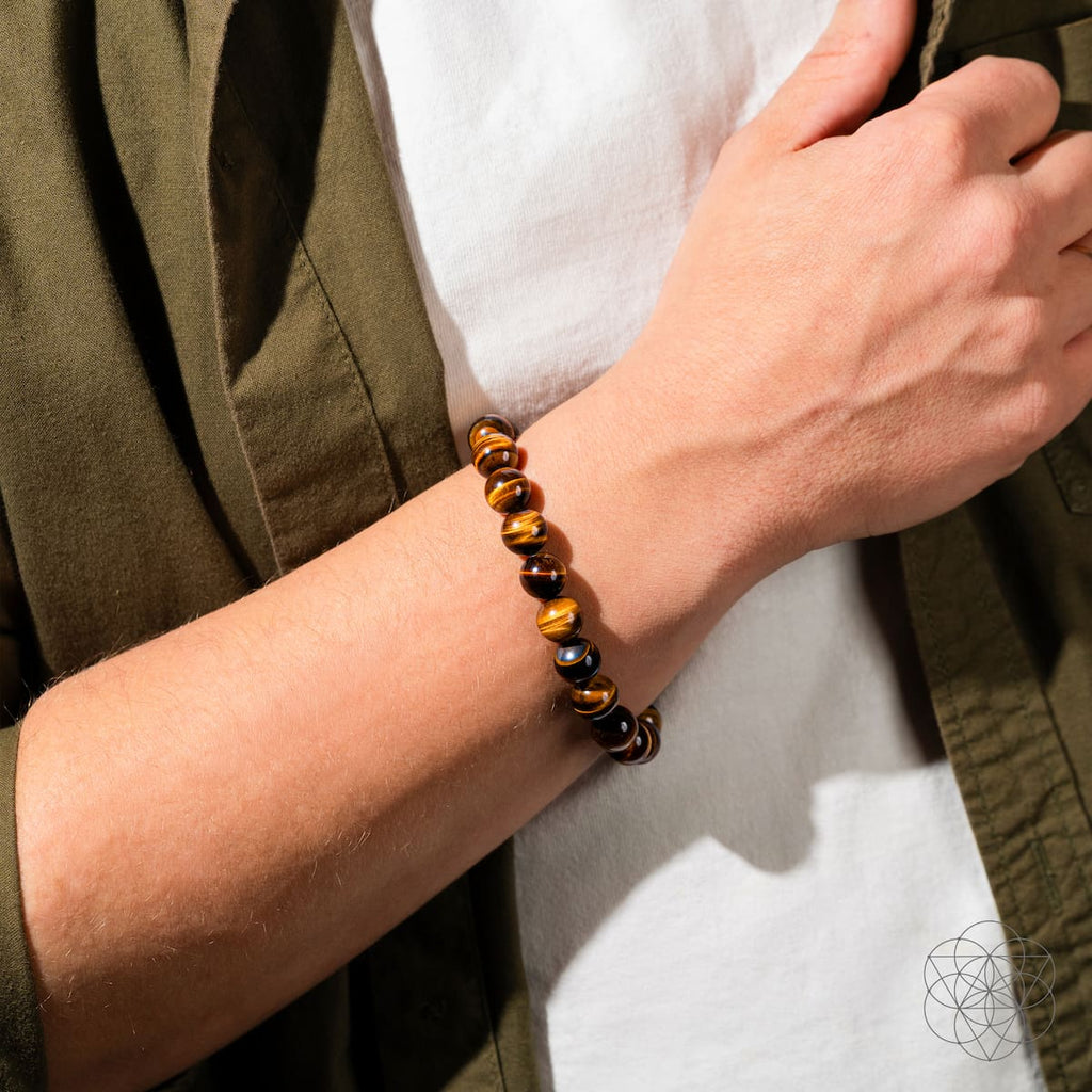 High-grade golden tiger's eye bead bracelet, view 3