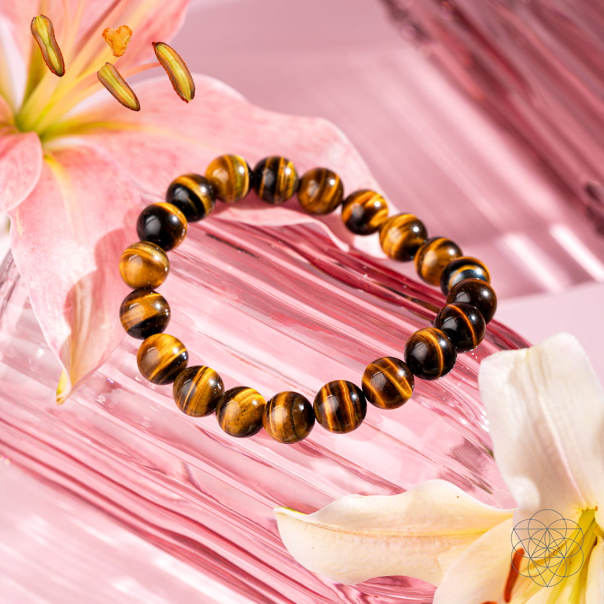 High-grade golden tiger's eye bead bracelet, view 5