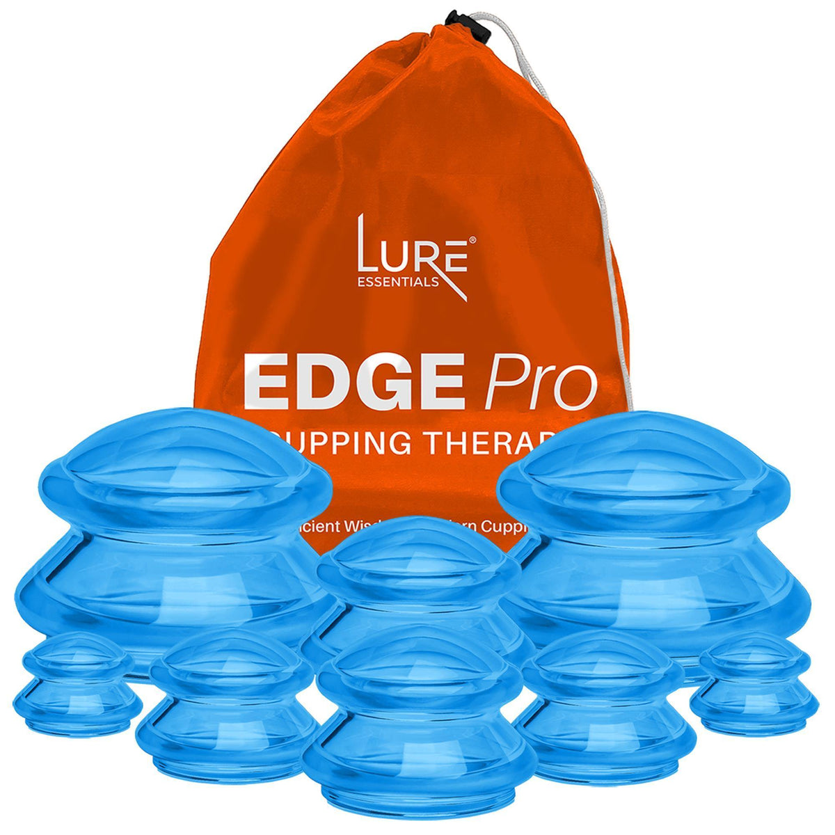 EDGE Pro Silicone Cupping Set, 8 Cups