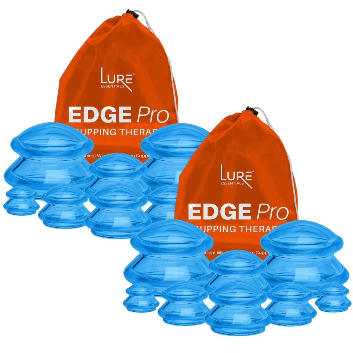 EDGE Pro Silicone Cupping Set, 8 Cups