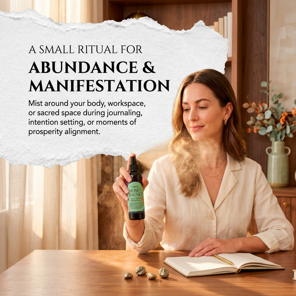 Prosperity room spray with patchouli and sweet orange, view 4