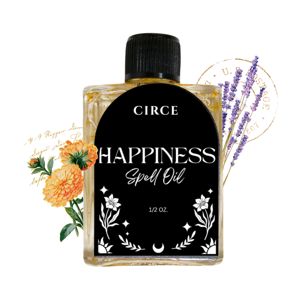 Happiness ritual oil with calendula and chamomile