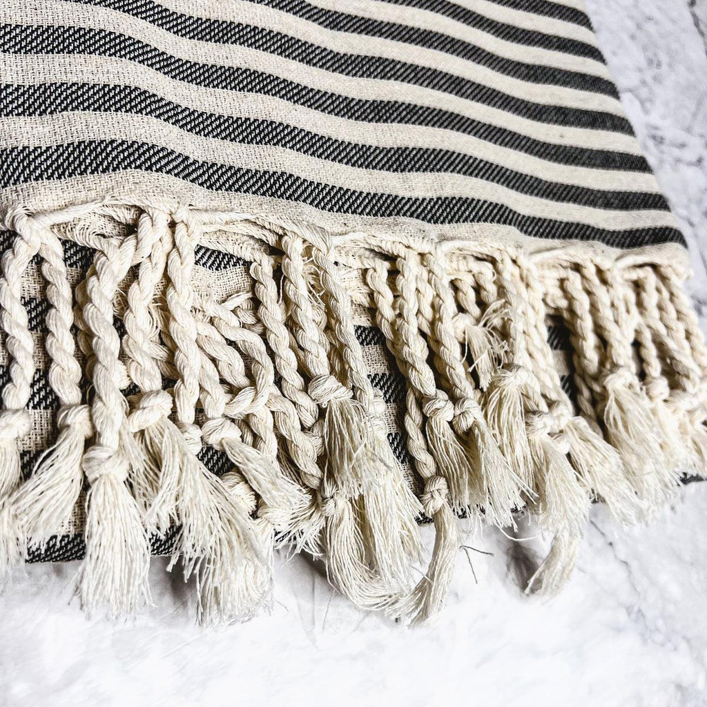 Gia Roma Striped Turkish Cotton Towel