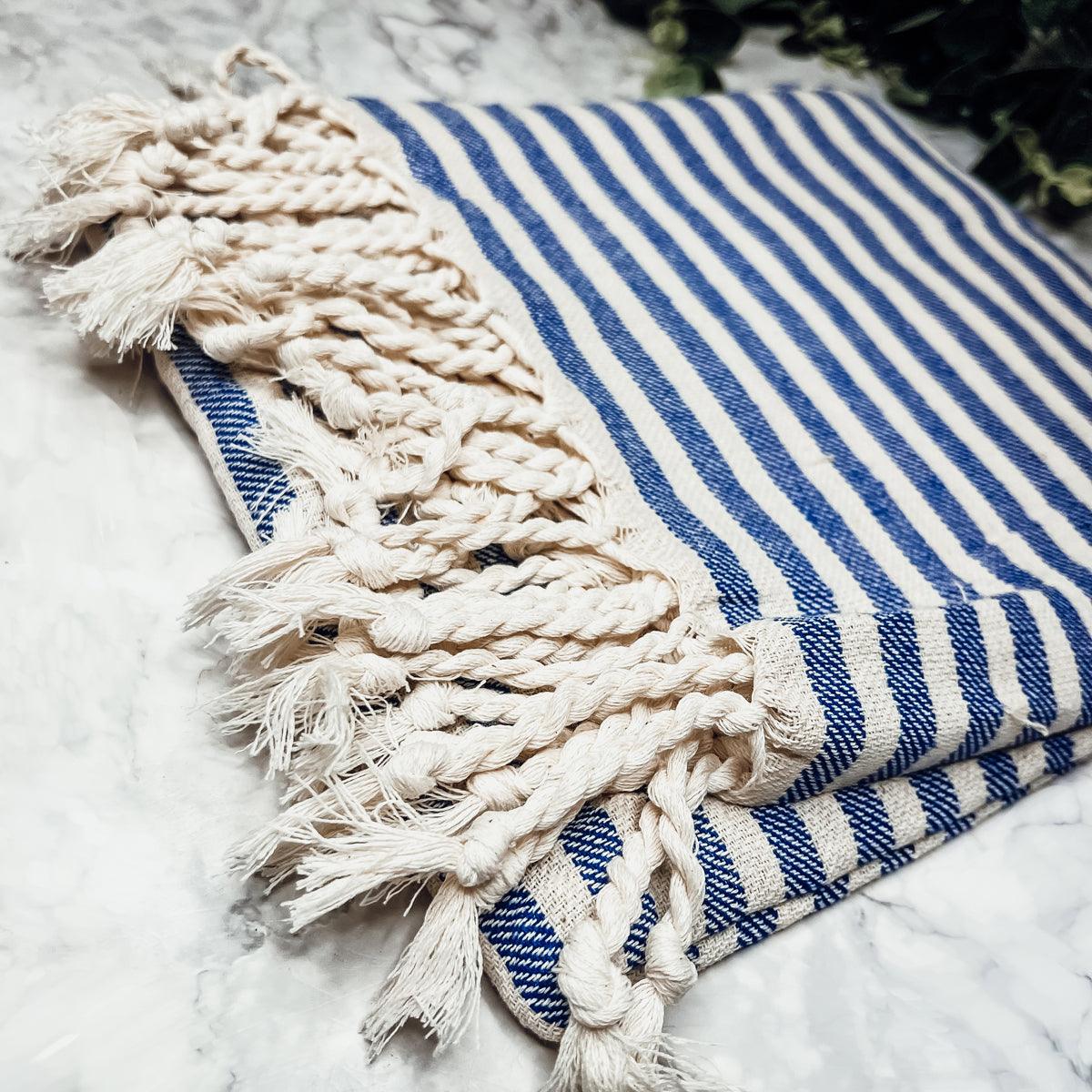Gia Roma Striped Turkish Cotton Towel