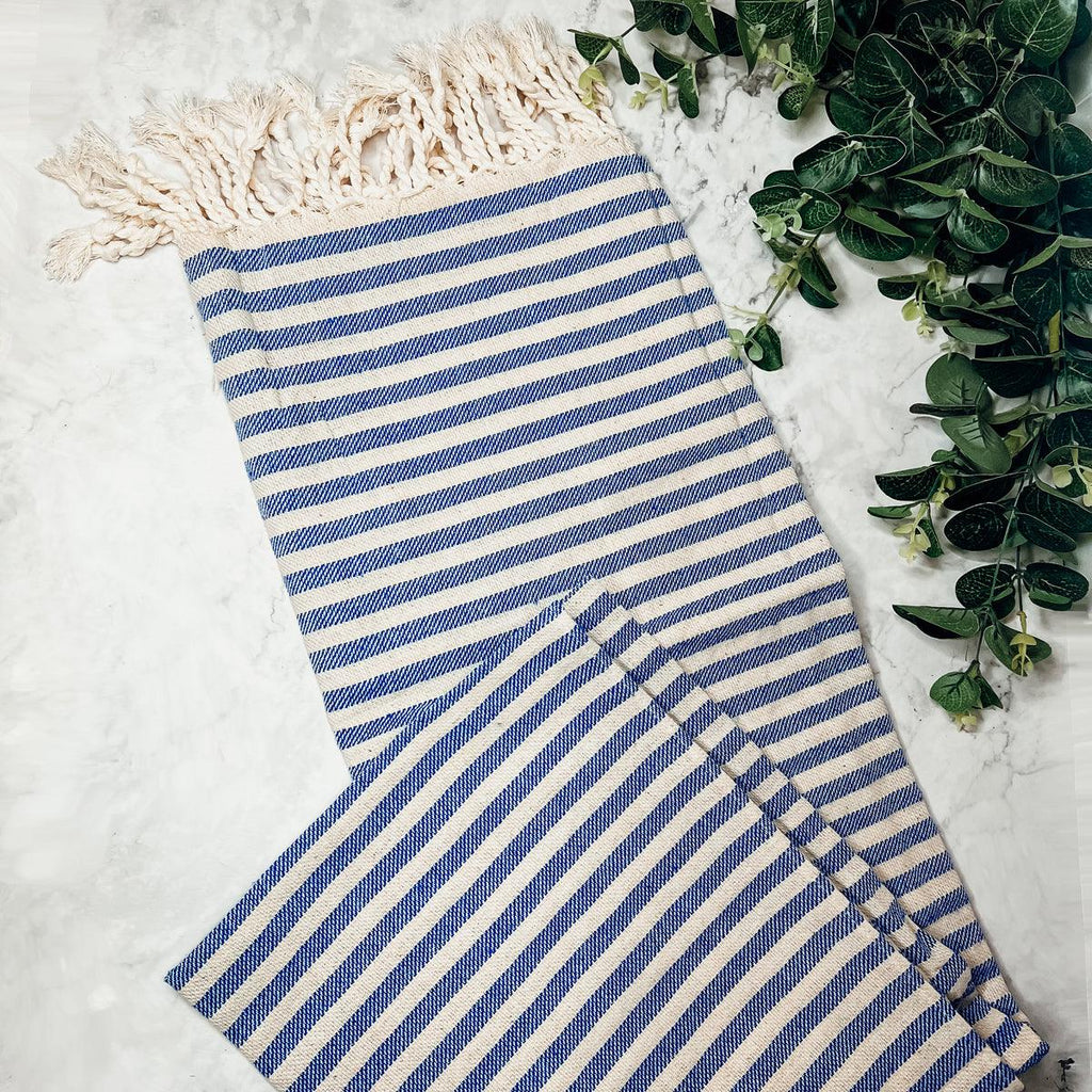 Gia Roma Striped Turkish Cotton Towel