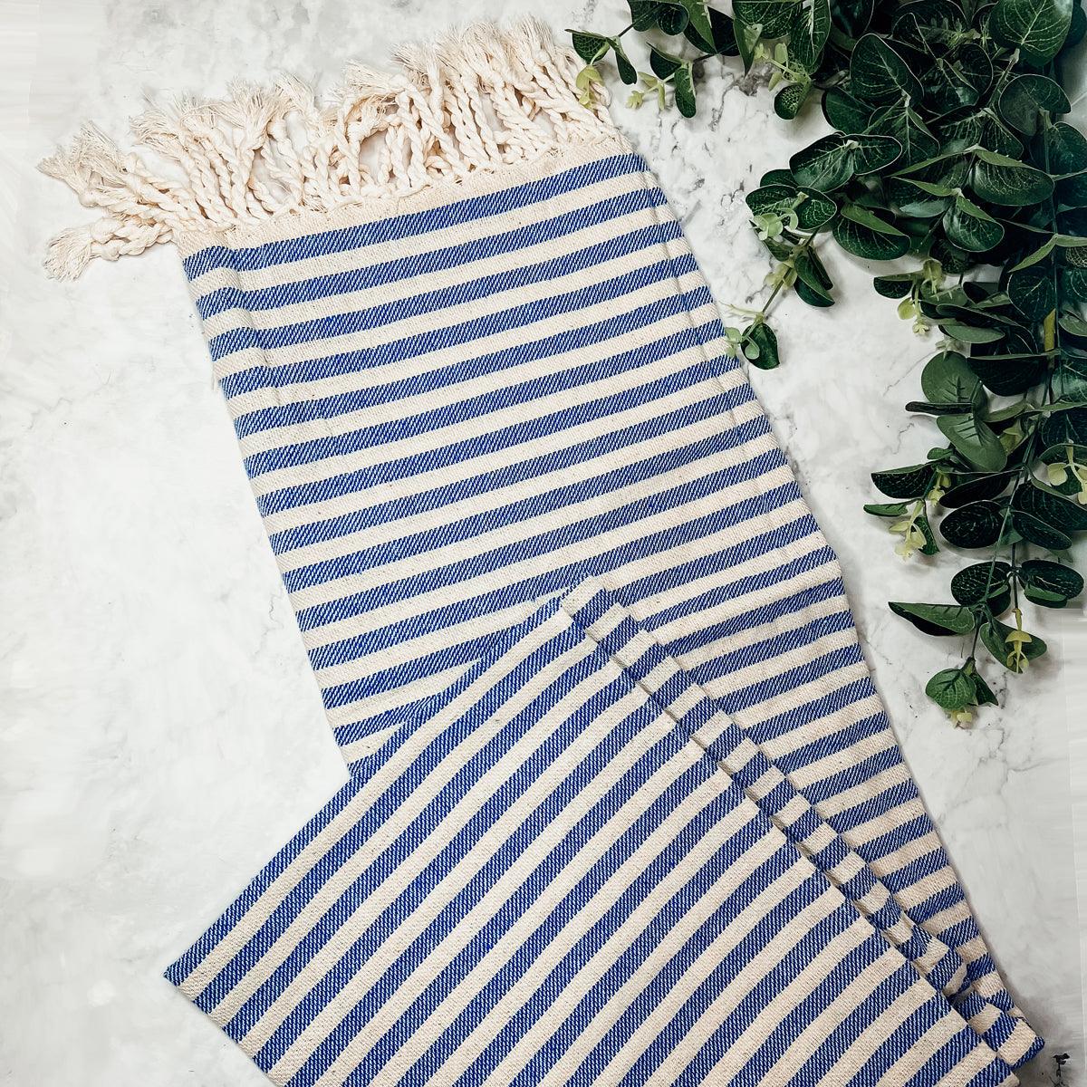 Gia Roma Striped Turkish Cotton Towel