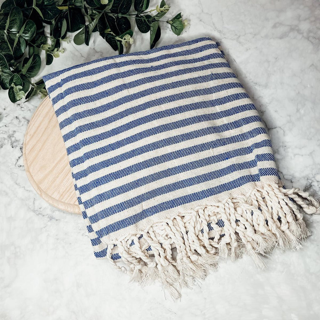 Gia Roma Striped Turkish Cotton Towel