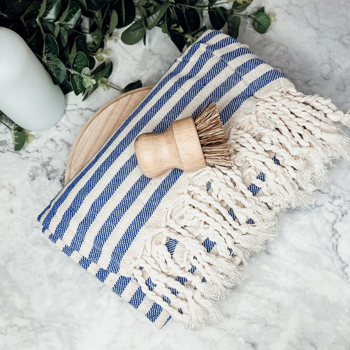 Gia Roma Striped Turkish Cotton Towel