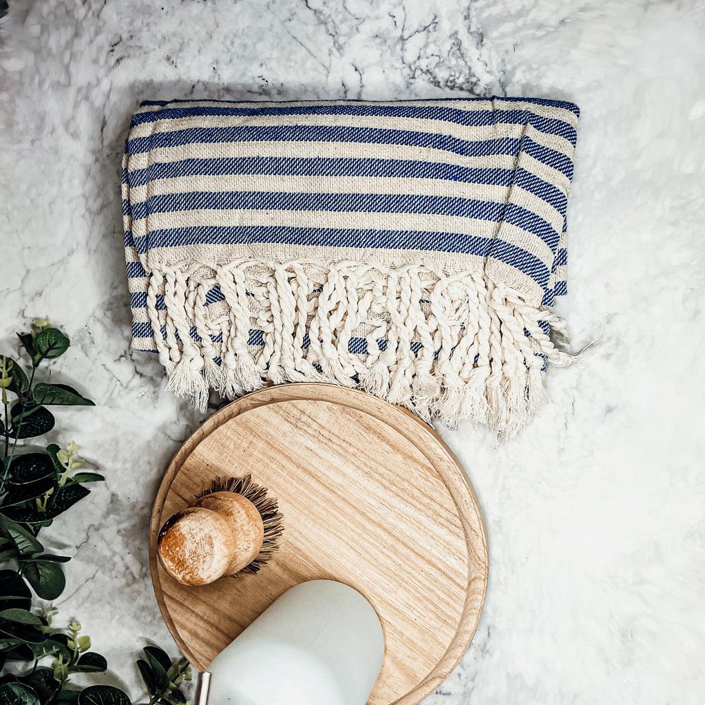 Gia Roma Striped Turkish Cotton Towel