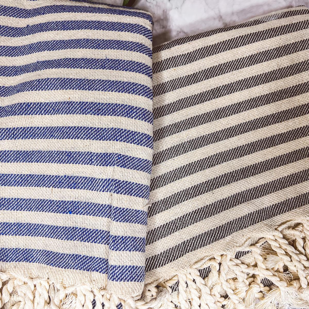Gia Roma Striped Turkish Cotton Towel