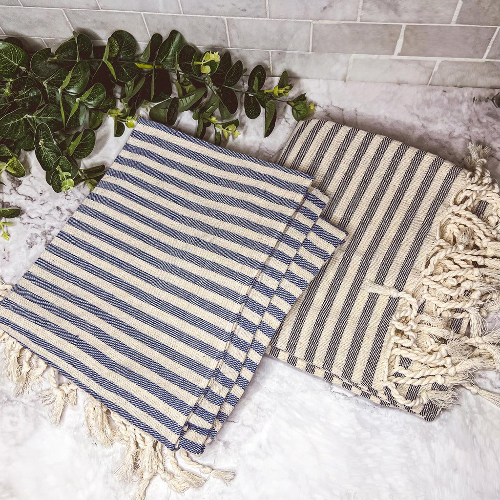 Gia Roma Striped Turkish Cotton Towel