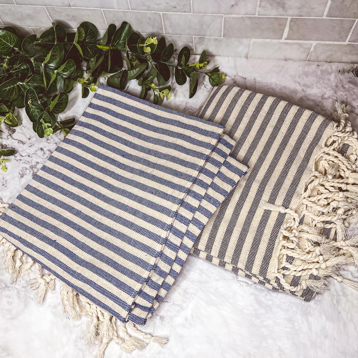 Gia Roma Striped Turkish Cotton Towel