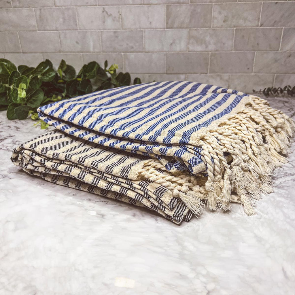 Gia Roma Striped Turkish Cotton Towel