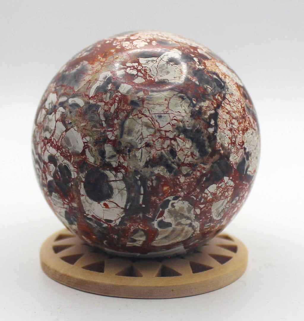 Money Agate Crystal Sphere