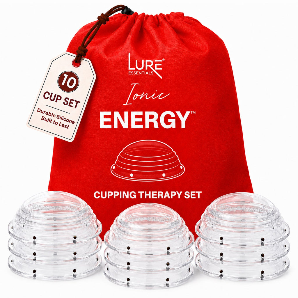 Ten small silicone cupping cups