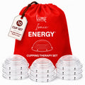 Ten small silicone cupping cups