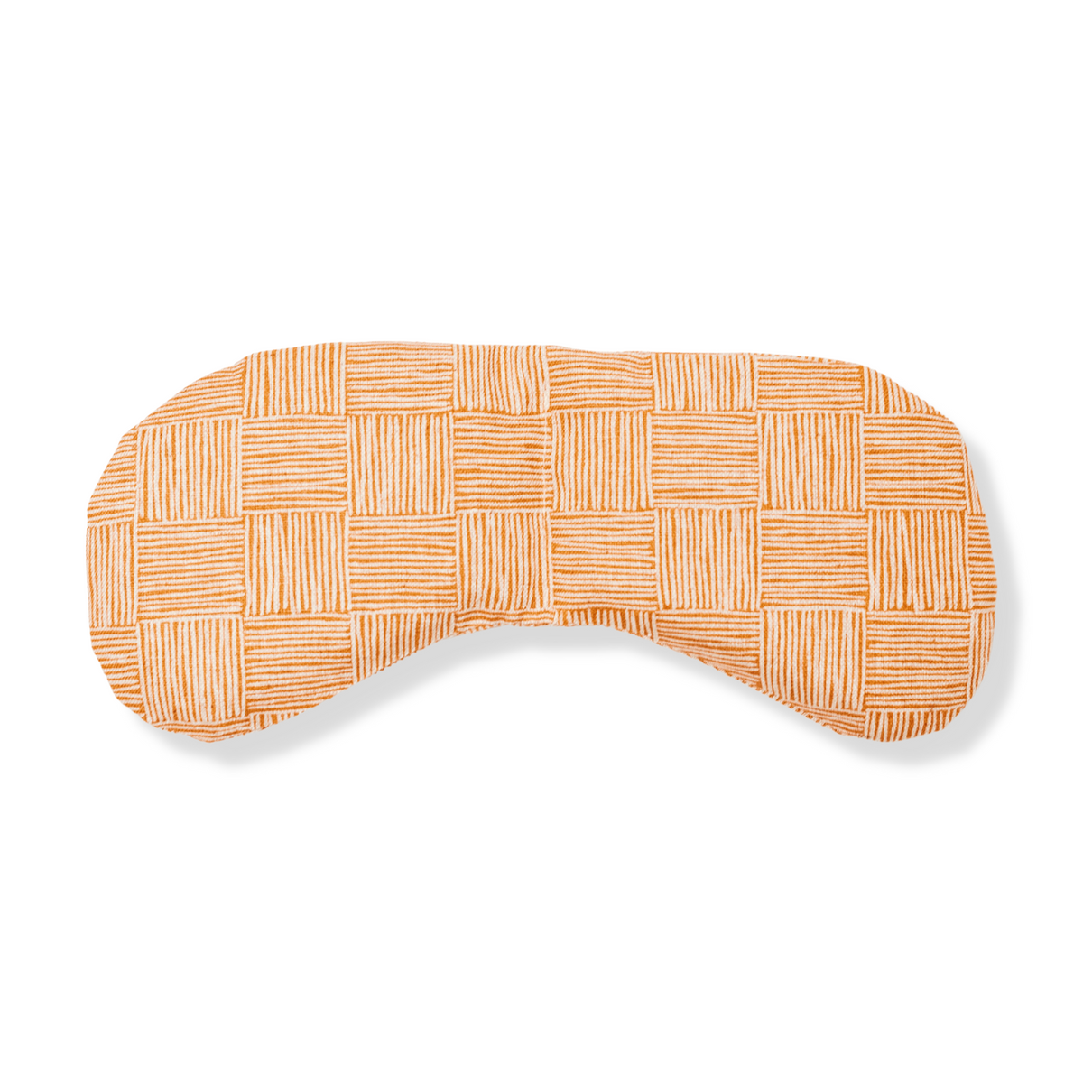 Slow North hot and cold eye pillow in Copper Fields print