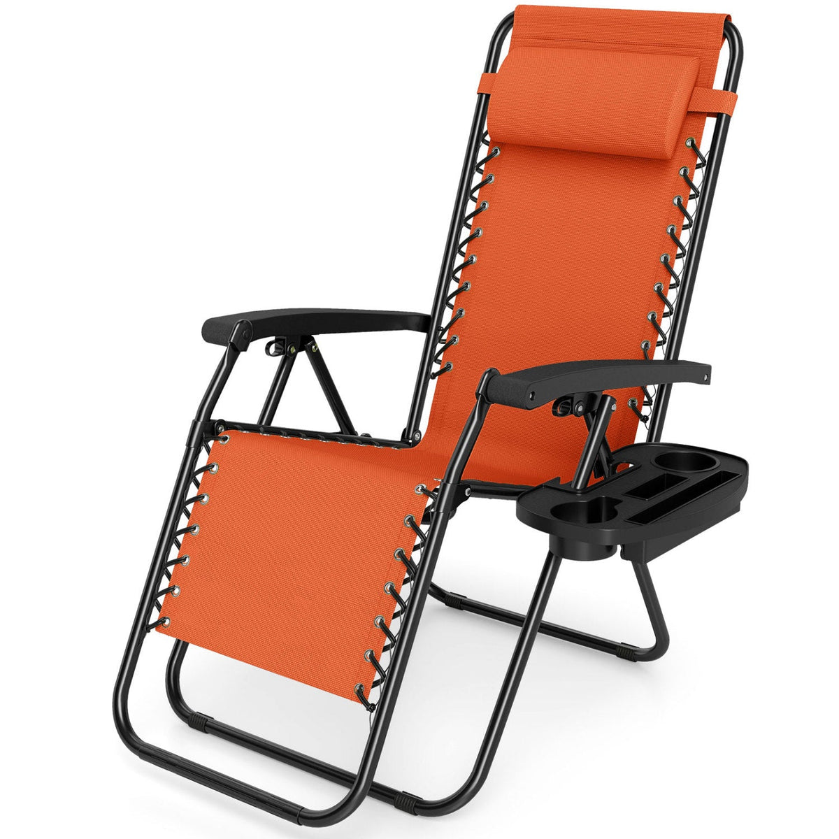 Zero Gravity Recliner Chair with Cup Holder & Pillow